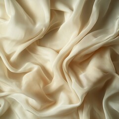 Obraz premium Elegant Smooth Beige Silk Fabric Texture Background