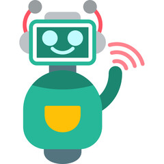 Naklejka premium Bot Icon