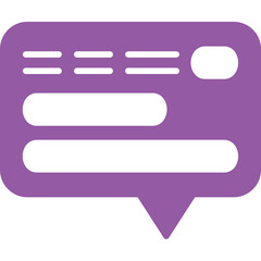 Fototapeta premium Chat Icon