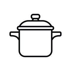 pressure cooker icon vector design template simple and clean