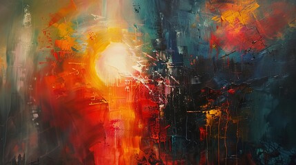 Painting pattern wallpaper