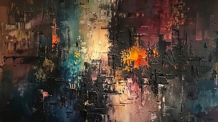 Obraz premium Painting pattern wallpaper