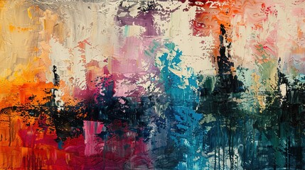 Obraz premium Painting pattern wallpaper