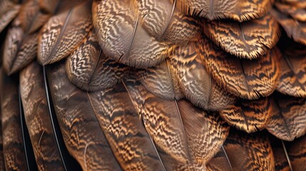 Feather pattern wallpaper