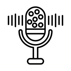 Voice Recorder line icon