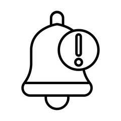 Notifications Shade line icon