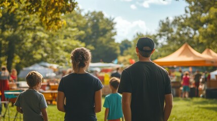 Vibrant Outdoor Celebration in Lush Green Setting