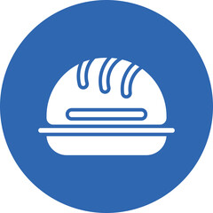 Bakery glyph circle icon