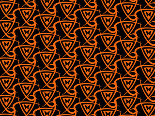 seamless geometric butterfly pattern