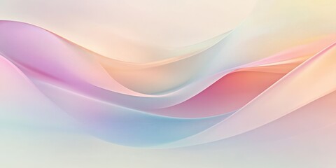 abstract background with smooth pastel-colored lines and light background