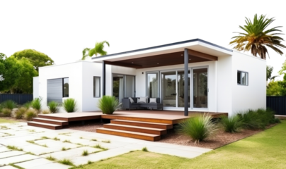 PNG Modern Australian style home architecture building house.