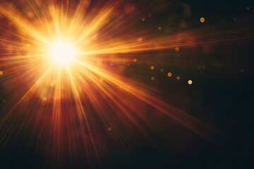 Sun Light Overlay. Sun rays overlay. Sun rays light isolated on black background, overlay design. transparent sunlight special lens light effect. abstract lens flare light over black background , ai