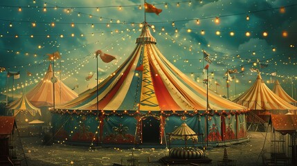 Circus poster wallpaper