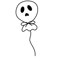 Cute ghost balloon