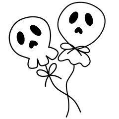 Cute ghost balloon