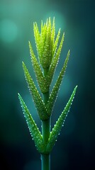 Ultra-realistic image of an Aloe Vera flower with vivid colors in high resolution