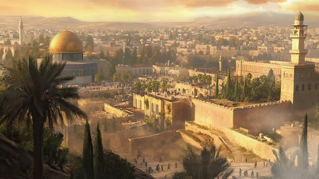 dome of rock with view