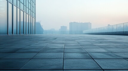 Fototapeta premium 大气现代化广告背景图地面