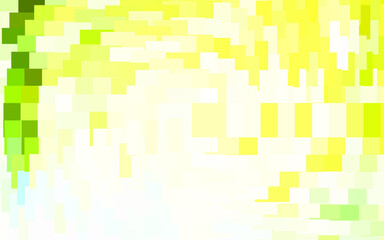 Light Green, Yellow vector texture in rectangular style.