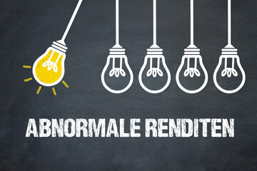abnormale Renditen	