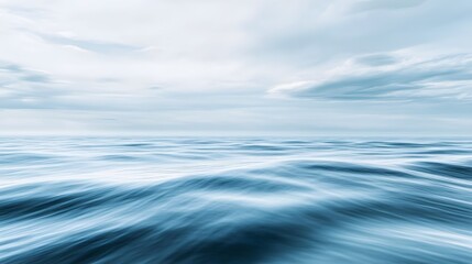 Abstract depiction of wind currents over a calm ocean, nature&rsquo;s breath, tranquil seascape. 