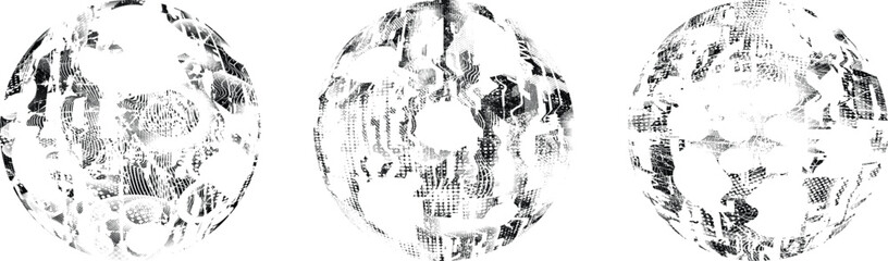 Grunge post Stamps Collection, Circles. Banners, Insignias , Logos, Icons, Labels and Badges Set . vector distress textures.blank shapes.