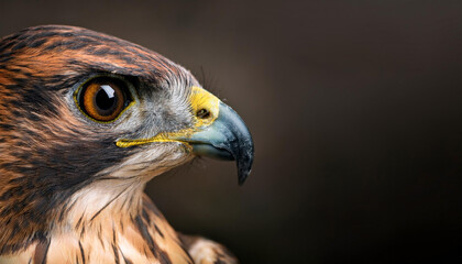 Close-Up of a Hawk
