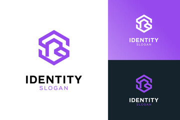 Modern letter SR, strong monogram letter SR logo design, RS logo vector