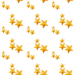 This Christmas pattern is made in a flat style with various iconic elements. Seamless background ideal for use in textiles, wallpaper and holiday decorations.