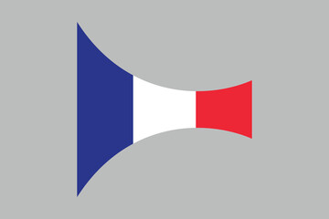 France flag, The flag of France, Flag of France national country symbol illustration Vector, Rectangle French flag illustration, Flat vector illustration
