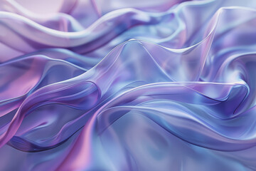 Fototapeta premium Abstract glass background amorphous nature Light purple background mixed with blue.