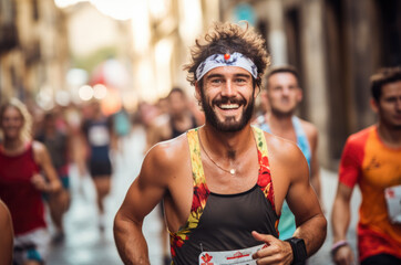 person doing sport or fitness concept