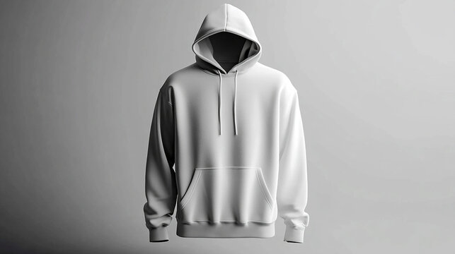 white hoodie jacker for mockup