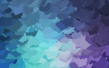 Light Pink, Blue vector template with chaotic shapes.