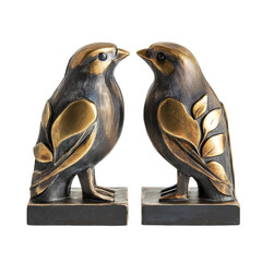 Bookends on transparent background