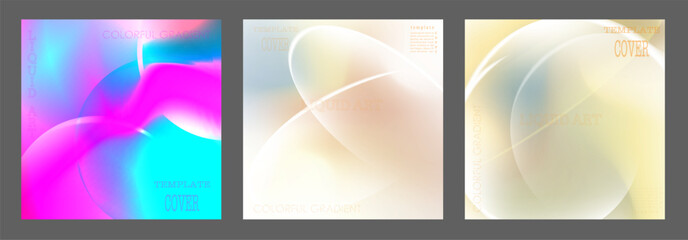 Fototapeta premium Luxurious colorful art. Colored modern background. Interior design, paintings, covers, posters and creative ideas of the premium segment