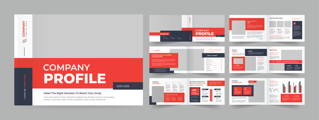 Landscape company profile template