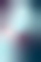 Captivating and dreamlike vertical background of purple, cyan, and deep blue. Ethereal, softly illuminated backdrop with mist and gradient effect. Escape from reality's stresses into an ethereal world