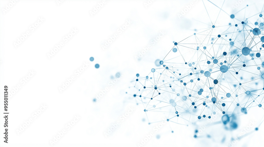 Poster abstract plexus background with connecting dots and lines. global network connection, digital techno