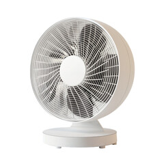 Desk fans on transparent background