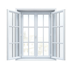 Display windows on White background