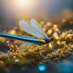 Macro Photography in dragonfly 