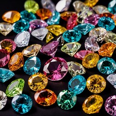 collection of colorful gemstones