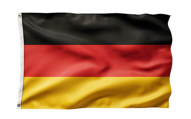 Naklejka premium Germany Flag. Flag of Germany. Waving Germany Flags. 3D Realistic Background