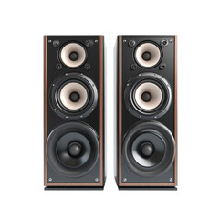 Fototapeta premium Speaker systems on Transparent background