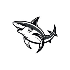 shark vector art and illustration design