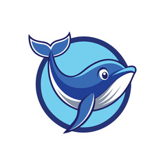 Discover Stunning Whale logo icon Vector Art Dive into Captivating Designs