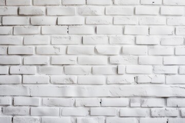 White Brick Wall Texture Background