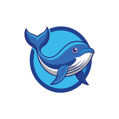 Discover Stunning Whale logo icon Vector Art Dive into Captivating Designs