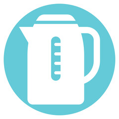 Electric, kettle, kitchenware icon
